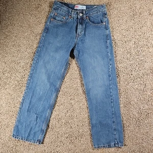 Jeans Levi's 550 blu denim 16 slim 26 x 28 vestibilità rilassata - Foto 1 di 7
