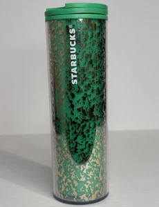 Vaso Starbucks 2020 lámina de oro verde 16 oz de alto vaso taza de café de viaje - Imagen 1 de 7
