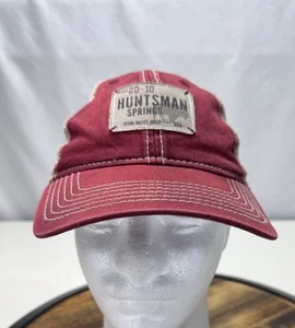 Huntsman Springs Teton Valley Red Hat Cap Mesh Back - Afbeelding 1 van 7