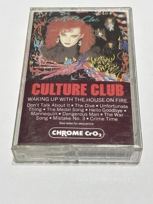 Culture Club Waking Up With The House On Fire Music Cassette Tape 1984 OET 39881 - Image 1 of 4