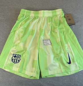 Nike Men’s Sz Medium FC Barcelona 2025 Third Kit Shorts Soccer FQ2057-701 Green - Picture 1 of 12