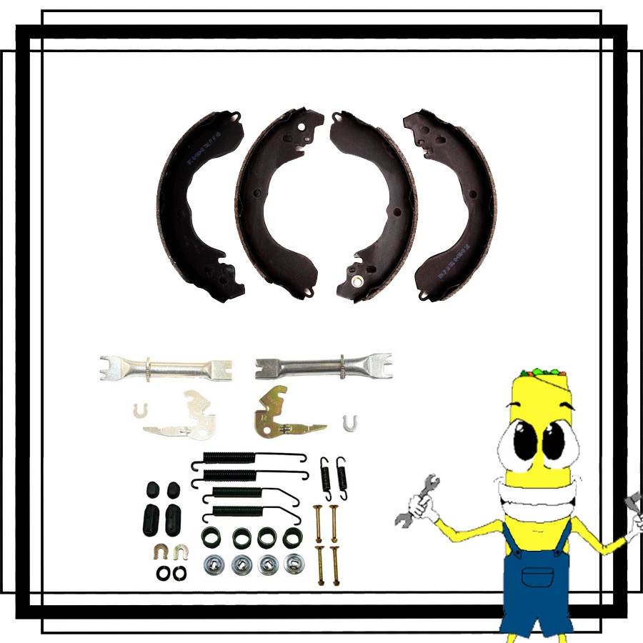 Rear Brake Shoe Hardware & Adjusters Kit for Nissan Versa 2007-2012 1.8L Engine - Image 1 of 1
