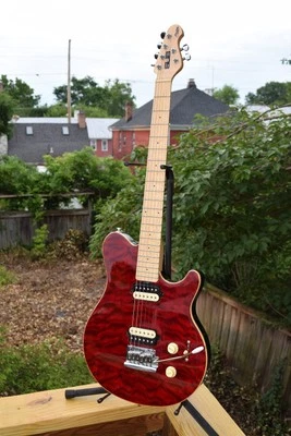 Sterling (by Music Man) Sub Series Axis AX-3 Electric Guitar - Red - Image 1 of 4