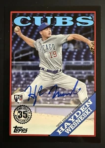 2023 Topps Hayden Wesneski 35th Anniv Rookie On Card Auto Black # /199 Astros RC - Bild 1 von 2