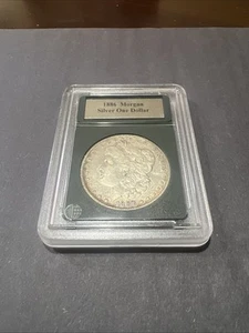 1886 Morgan Silver One Dollar Coin - Picture 1 of 2