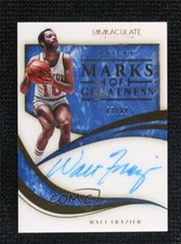 2019-20 Panini Immaculate Marks of Greatness Auto 87/99 Walt Frazier #MG-WFZ HOF
