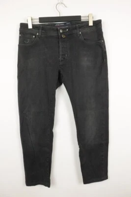 JACOB COHEN J688 COMF Denim Gray Stretch Handmade Tailored Jeans Size 36 - Image 1 of 4