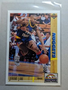Jerome Lane #295 1991-92 Upper Deck Nuggets - Picture 1 of 2