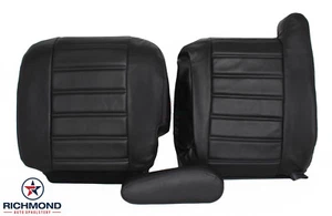 04 Hummer H2 Paquete de Aventura de Lujo para Conductor Lado Cuero Completo Fundas De Asiento Negro - Imagen 1 de 12