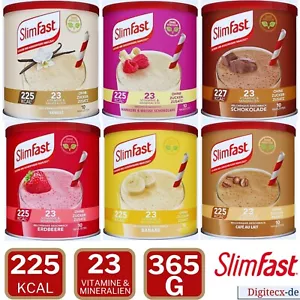 SlimFast Milchshake Pulver Diät-Shake Diät-Pulver Mahlzeitenersatz 365 g - Bild 1 von 13