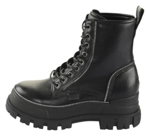 Stivaletti con lacci da donna Buffalo ASPHA RLD ZIP neri taglia 41 prezzo consigliato: 150,00 € (S/966 - Foto 1 di 10