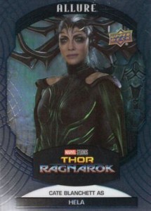 Marvel Allure Black Rainbow Base Card #64 Cate Blanchett as Hela