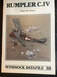 Rumpler C.IV WINDSOCK Datafile 35 DRAWINGS PHOTOS SIDEVIEWS RARE OOP - Foto 1 di 7