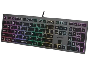 4711421978309 A4Tech FSTYLER FX60H (Neon Backlit) keyboard USB QWERTY Black, Gre - Picture 1 of 6