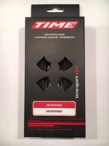 Cinta envolvente de manillar de microfibra TIME ciclismo bicicleta de carretera bicicleta - negra - Imagen 1 de 5
