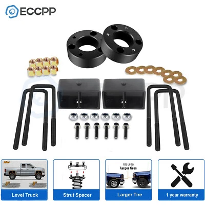 ECCPP 3" Front & 3" Rear Leveling Lift Kit For Chevy Silverado 1500 Sierra 1500 Foto 1 de 4