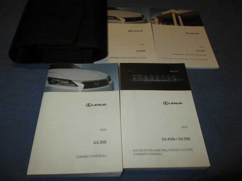 2015 Lexus GS350 Propietarios Manual Juego Con / Estuche GS 350 Navegación - Imagen 1 de 1