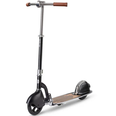 Micro Navigator Retro-Scooter Roller für Erwachsene Tretroller Aluminium Schwarz - Bild 1 von 4