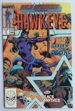 Solo Avengers #19 - starring Hawkeye & Black Panther - Marvel June 1989 VF- 7.5