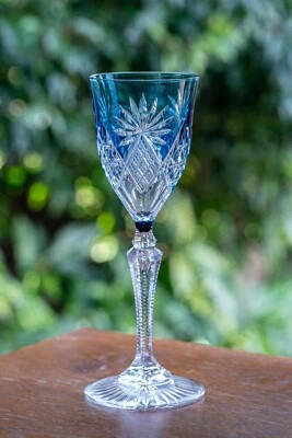 Val St Lambert Richepin Wine Glass - Image 1 of 4