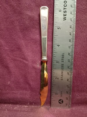 Vintage German 800 Silver HUGO SANDIG FISH KNIFE 6 1/4"   NO MONOGRAM - Image 1 of 4