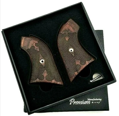 PREMIUM MANFUCTURING GROUP Fits Heritage Arms Rough Rider Rosewood GRIPS .22 & .22 MAG mode BACK IN STOCK !