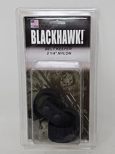 Blackhawk Law Enforcement Nylon Cordura Belt Keeper 2-1/4 Black 4/Pack 44B351BK - Picture 1 of 4