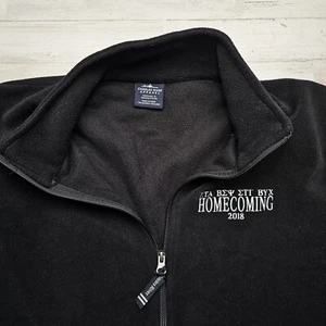 ZTA ΒΣΨ ΣΤΓ BYX Greek Frat College Homecoming Fleece Full Zip Jacket Men's MED - Picture 1 of 6