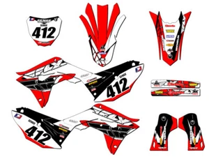 CRF 450 R 13 FLY 2019-2020 kit de gráficos Red Senge compatible con Honda - Imagen 1 de 10