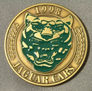 Jaguar 1998 Challenge Coin with XKE & XK8 NEW - Picture 1 of 2