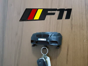 BMW F11 Key Holder Organizer Real Decor Gift for him Custom Wall Steel Rack - Picture 1 of 1