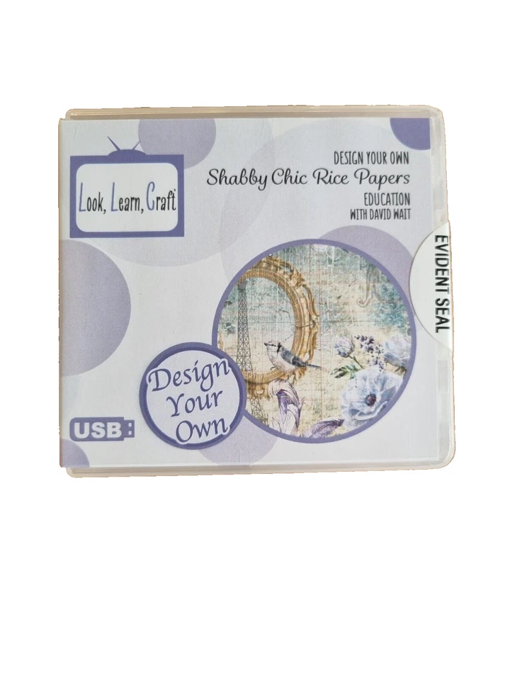 Highlight Crafts - Look, Learn, Craft Design Your Own Shabby Chic Rice Paper USB - Image 1 of 1