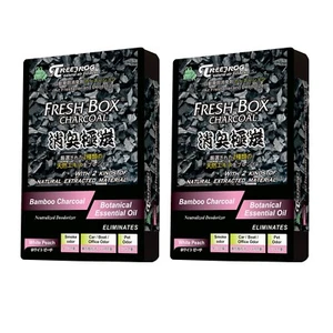 2-pack Tree frog xtreme fresh box charcoal white peach scent JDM air freshener  - Picture 1 of 4