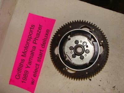 1989 年 YAMAHA PHAZER 豪华磁力飞轮环齿轮适用于电动启动 F3T368 — 第 1/4 张图片
