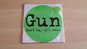 GUN - DON'T SAY IT'S OVER - LIME GREEN 45 GIRI 7" SINGLE SIDED-ETCHED - UK PRESS - Picture 1 of 1