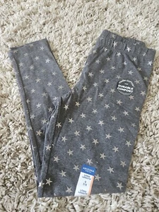Girls Size 7/8 NWT Arizona Brand Gray With Stars Leggings - Picture 1 of 1