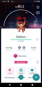 Pokémon Shiny Dynamax Sableye - P T C - Beschreibung lesen - Bild 1 von 1