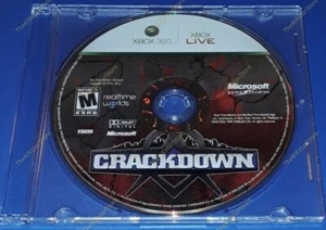 CRACKDOWN Xbox 360 Game - 2006 Microsoft Series Disc Action Shooter Crime GTA - Picture 1 of 1