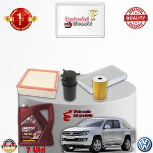 KIT TAGLIANDO FILTRI + OLIO VW AMAROK 2.0 TDI 120KW 163CV DAL 2015 -> - Imagen 1 de 2
