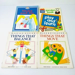 4x Homeschooling Book Lot Things to Make And Do Play Learn Activities Crafts - Picture 1 of 14