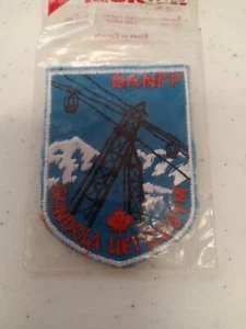 Banff Nationalpark Alberta Gondelbahn 2281 m Souvenir Canadian Patch Vintage - Bild 1 von 4