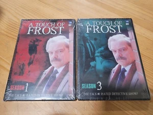 A Touch of Frost - Season 1 & 3 (DVD) New Sealed, UK Detective Show, Ships Free - Picture 1 of 10