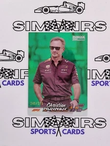 2024 Topps Paddock Pass F1 Formula 1 Christian Horner Green 250/275 #72 - Imagen 1 de 2