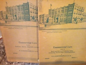 Commercial law part 1 and part 2 By D. H. Spangenburg Dated 1948 - Picture 1 of 1