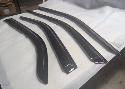 Se adapta a 97-07 Alfa Romeo 156 932 sedán ventana visera protector contra la intemperie protector contra la lluvia Foto 1 de 4