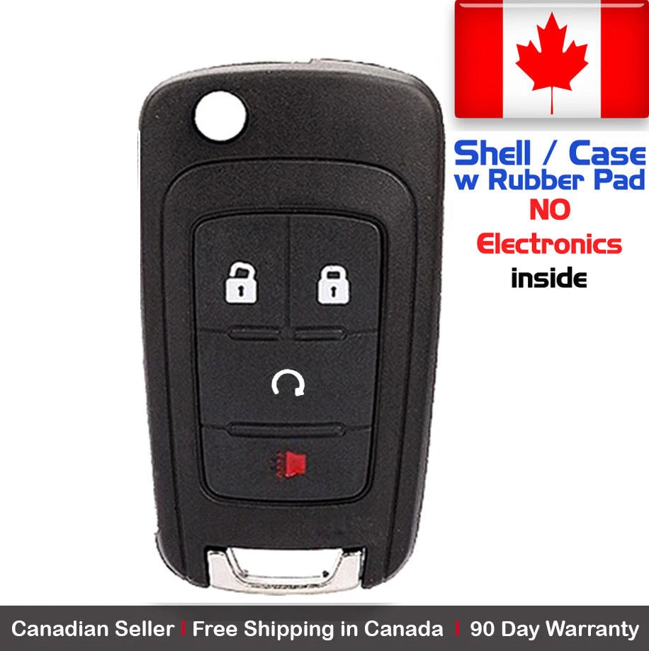 1x Nuevo Repuesto Mando a Distancia Llavero Estuche Para Chevy GMC - Carcasa Solo Estuche Foto 1 de 1