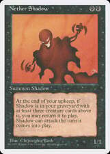 Nether Shadow 4th Edition HEAVILY PLD Black Rare MAGIC GATHERING CARD ABUGames