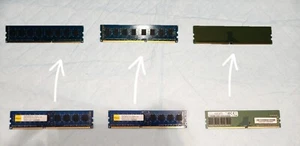 1x 8 GB DDR4 (Samsung) Arbeitsspeicher und 2x 4 GB DDR3 (elixir) - Bild 1 von 4