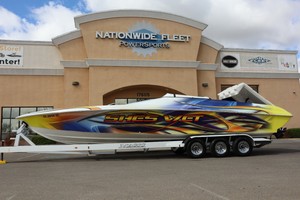 1999 Magic Sorcerer 34 Off Shore Power Boat Cigarette Boat Cigar Boat Cruiser