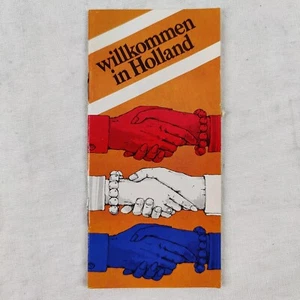 Welcome To Holland rara brochure mappa viaggio vintage anni 60 opuscolo Amsterdam - Foto 1 di 12